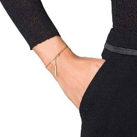 Anchor Chain armbånd i mat forgyldt sølv fra Jane Kønig (15,5–17 cm, 1,2 mm)