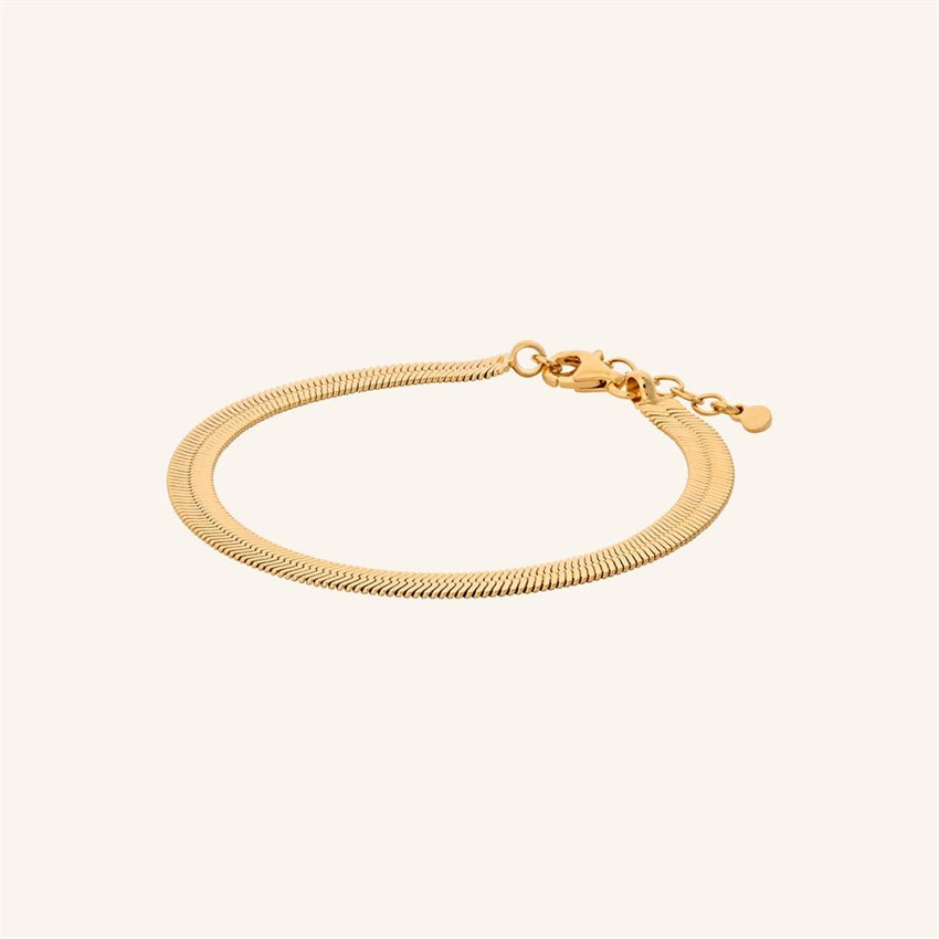 Edith armbånd i forgyldt sølv fra Pernille Corydon 15–18 cm