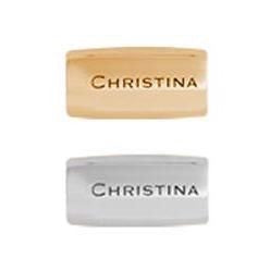 Christina Jewelry & Watches læderarmbånd i STONE BLACK, 30 cm