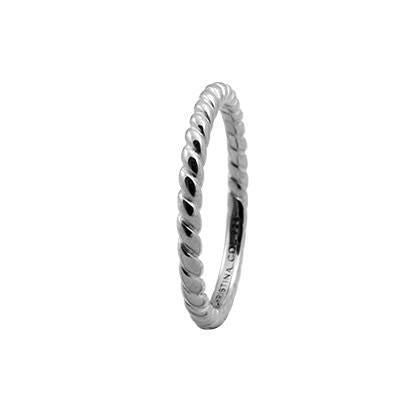 Rope ring i sølv fra Christina Jewelry & Watches