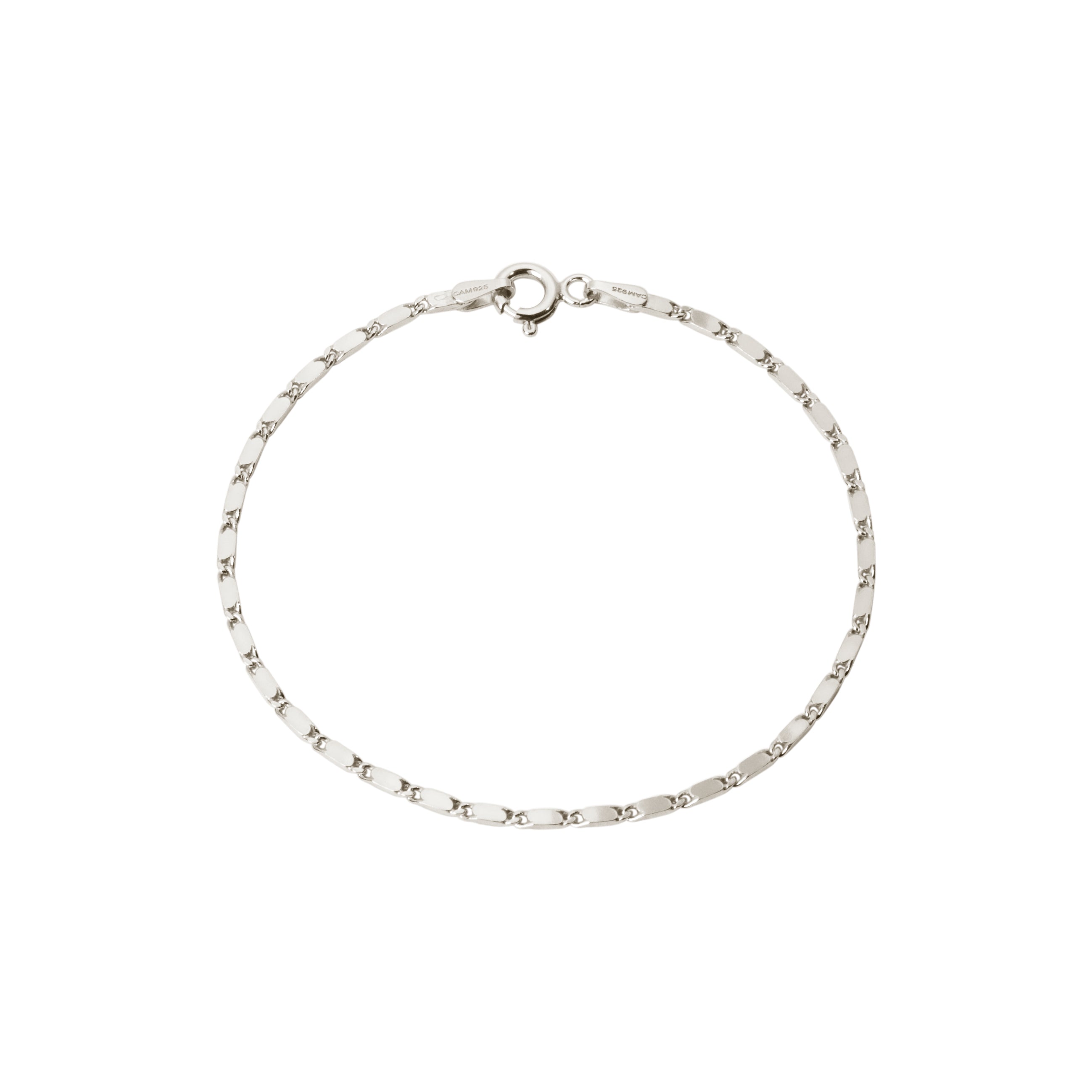 Camille Brinch Small Essentia armbånd i 925 sterlingsølv – glat og minimalistisk 17 cm armbånd.