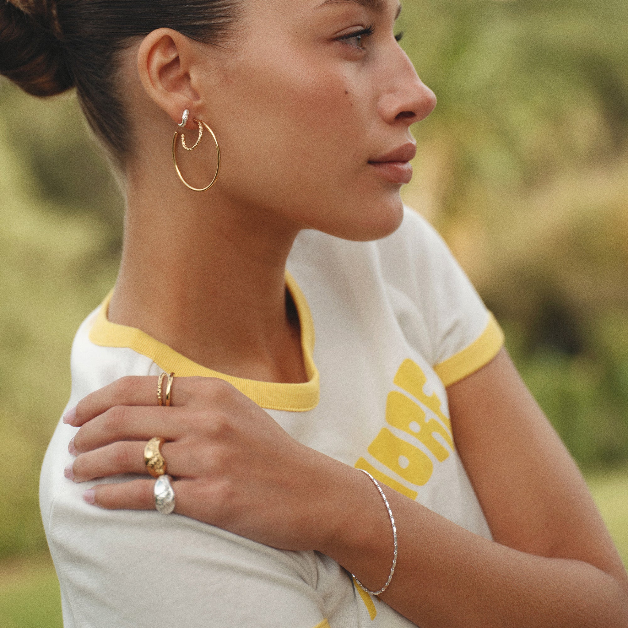Camille Brinch Small Essentia Bracelet sølv styling