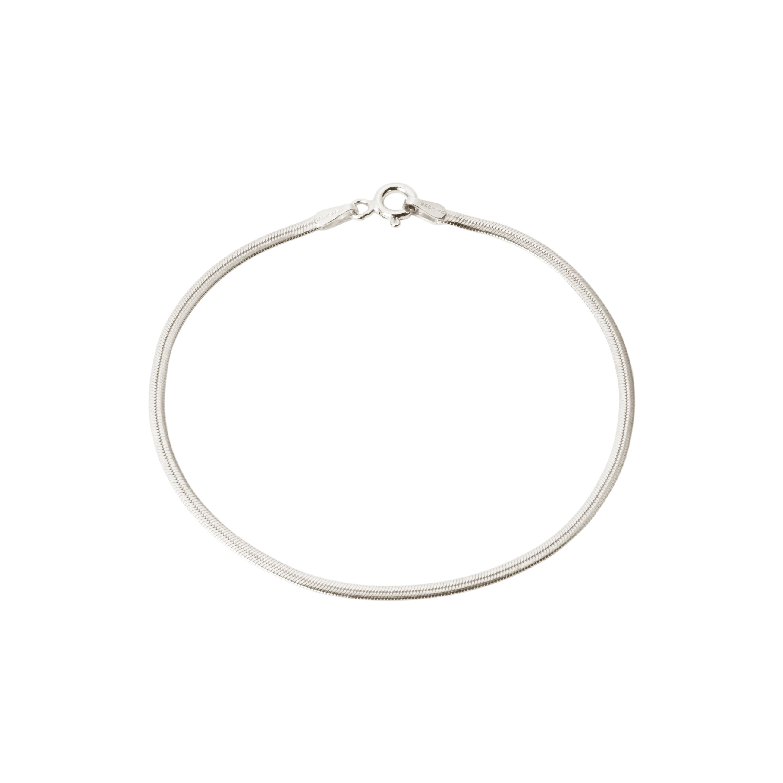 Camille Brinch Small Essentia Snake Bracelet i sølv
