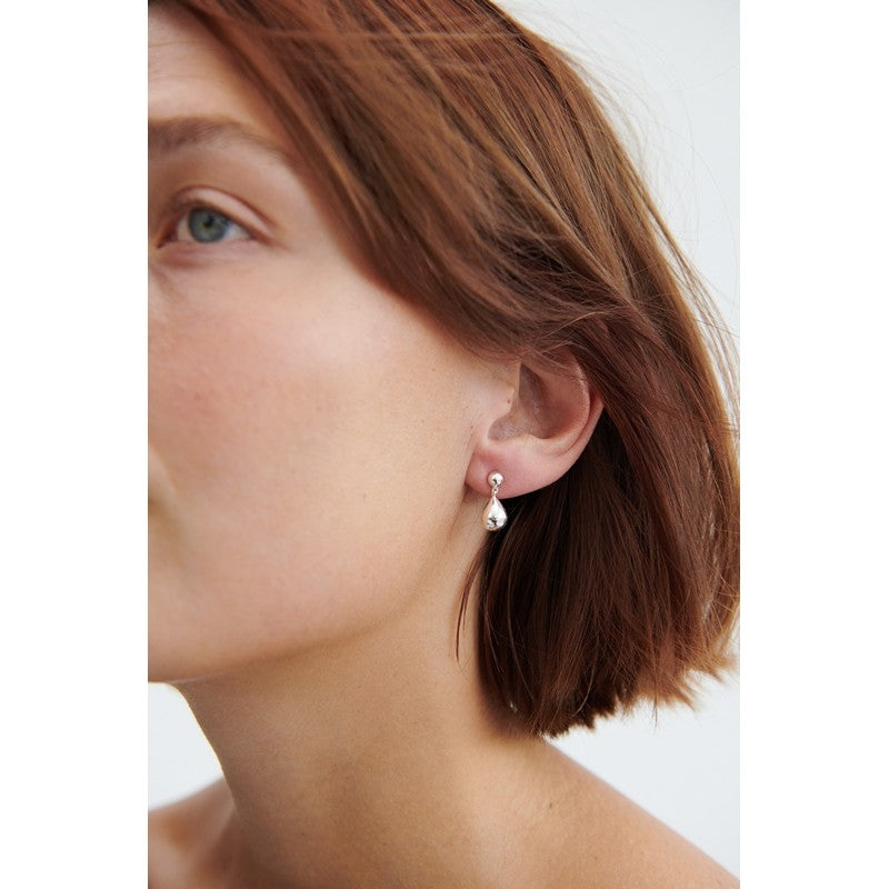 Driplet forgyldte sølvøreringe fra Pernille Corydon 27 mm