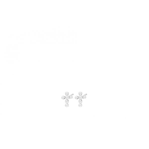 Cross ørestikker i sterlingsølv – Pernille Corydon