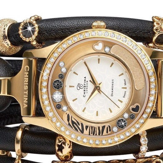 Marguerite element i forgyldt sølv fra Christina Jewelry & Watches