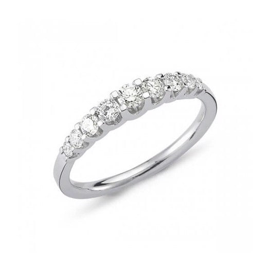 Empire diamantring i 14 karat hvidguld fra Nuran med 0,43 ct diamanter