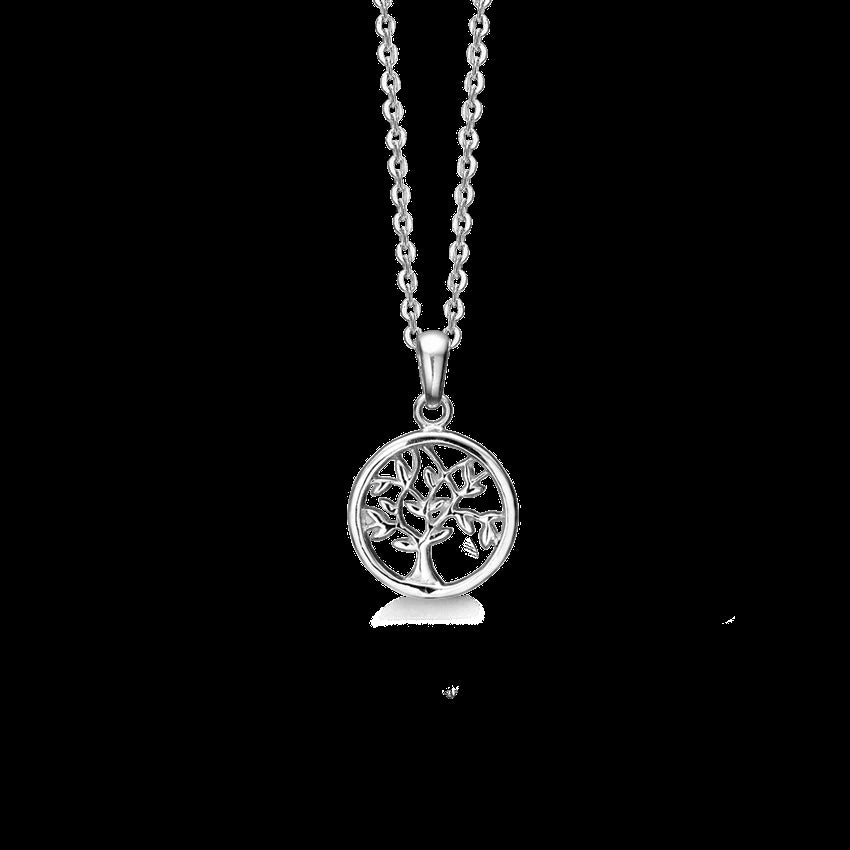 Aagaard halskæde i sterlingsølv med livets træ vedhæng 14 mm
