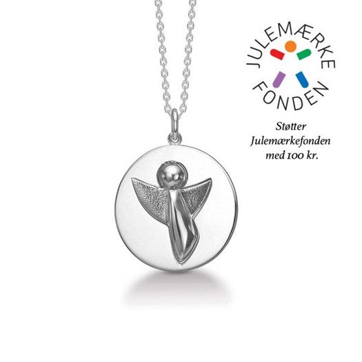 Me & My Angel 2-i-1 halskæde fra Mads Z i sølv 40–45 cm