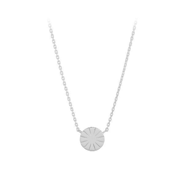 Copenhagen halskæde i 925 sterling sølv med rundt vedhæng fra Pernille Corydon STREET SERENADES COLLECTION.