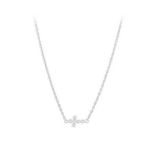 Cross halskæde i sterling sølv fra Pernille Corydon med lille kors vedhæng fra Shapes of Nature kollektionen.