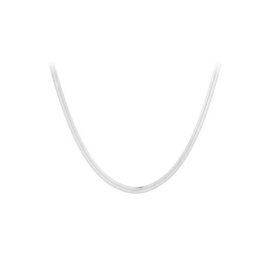 Thelma halskæde i sølv 40–45 cm fra Pernille Corydon i flad, justerbar kæde.