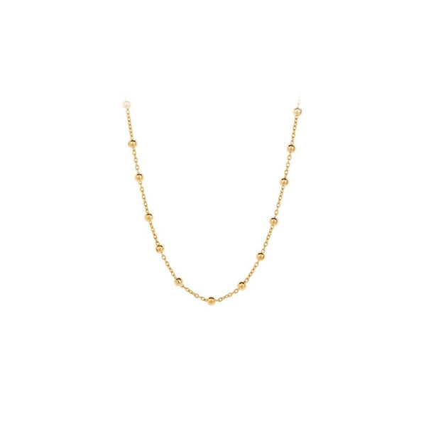 Vega halskæde i forgyldt sølv fra Pernille Corydon