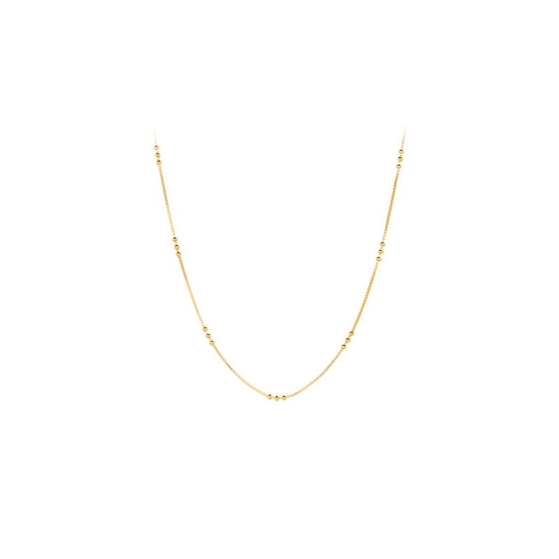 Eva halskæde i forgyldt sølv fra Pernille Corydon