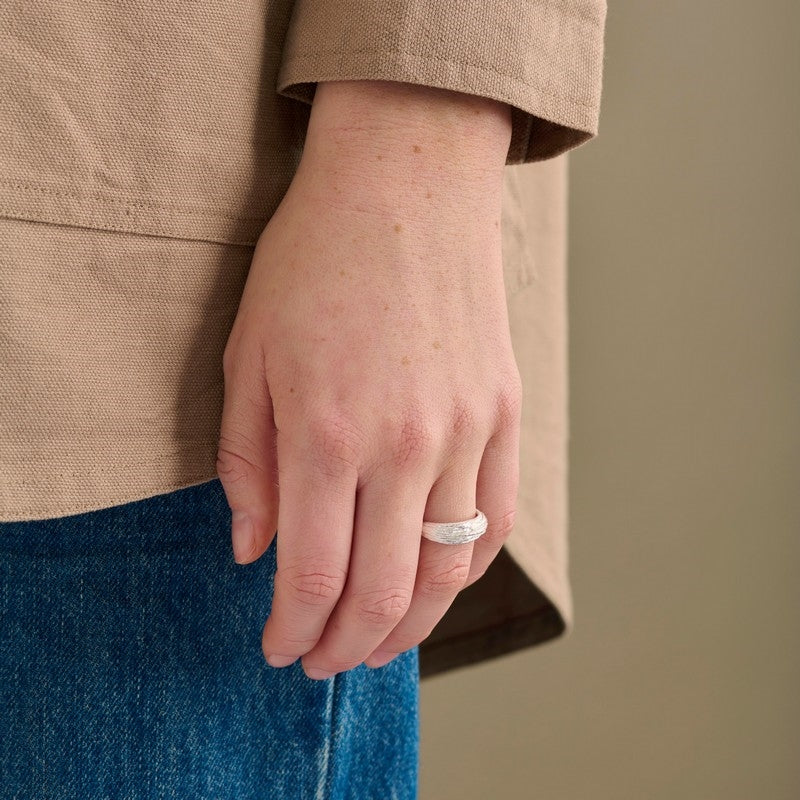 Pernille Corydon Coastline ring i sølv