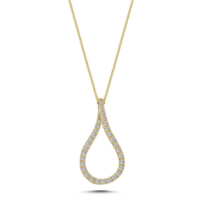 Valentina diamantvedhæng i 14 karat guld fra Nuran 0,25–0,60 ct