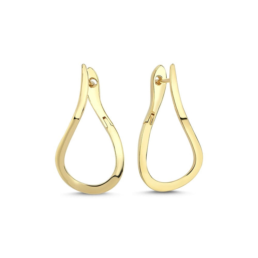 Valentina øreringe i 14 kt guld Small fra Nuran